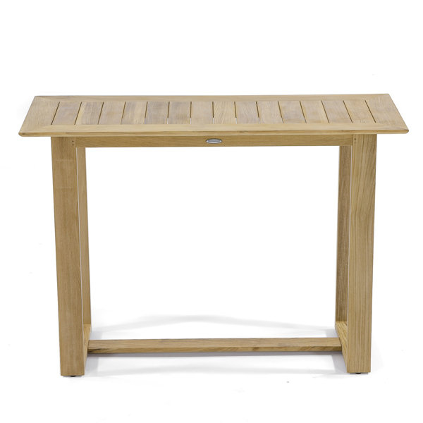 Westminster Teak Teak Outdoor Bar Table Wayfair